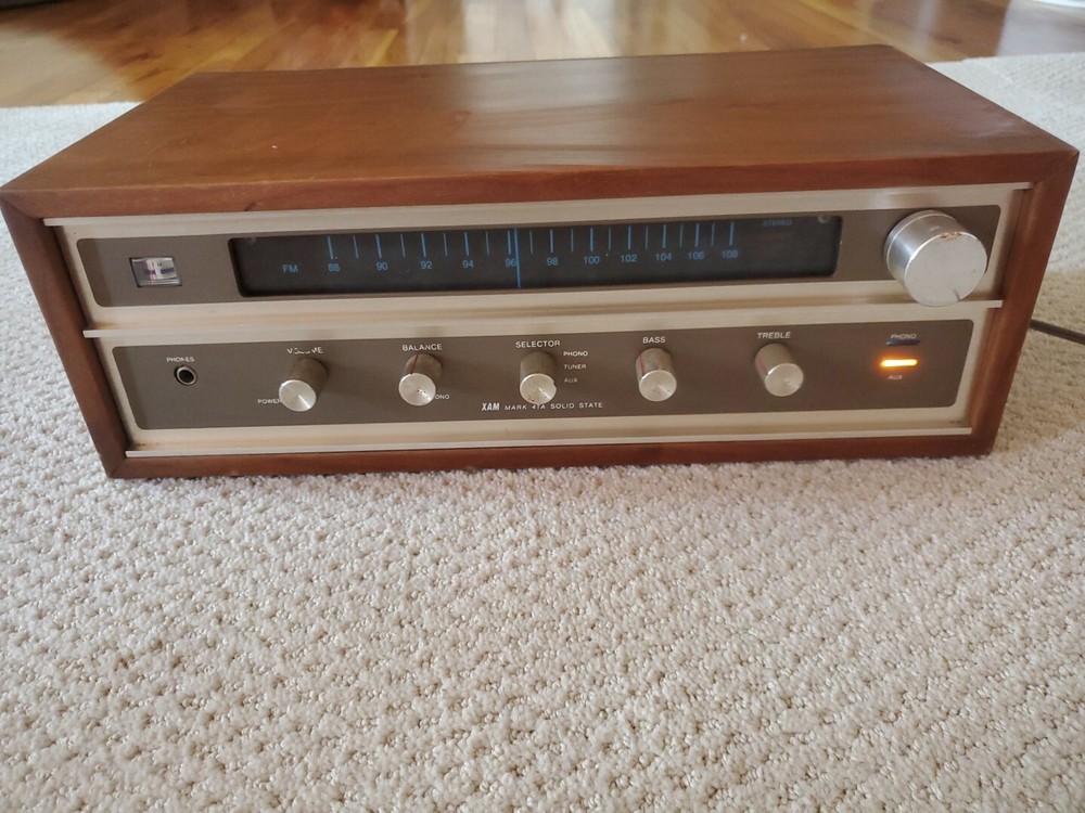 RARE Electro Voice XAM MARK 4TA SOLID STATE FM TUNER AMP One Channel Not Working
