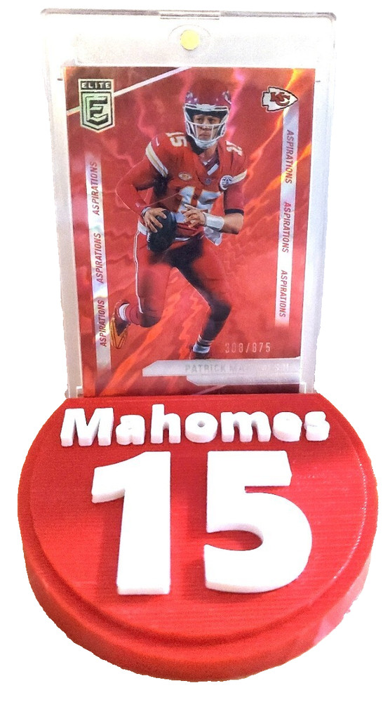 3D Printed Personalized Trading Card Stand