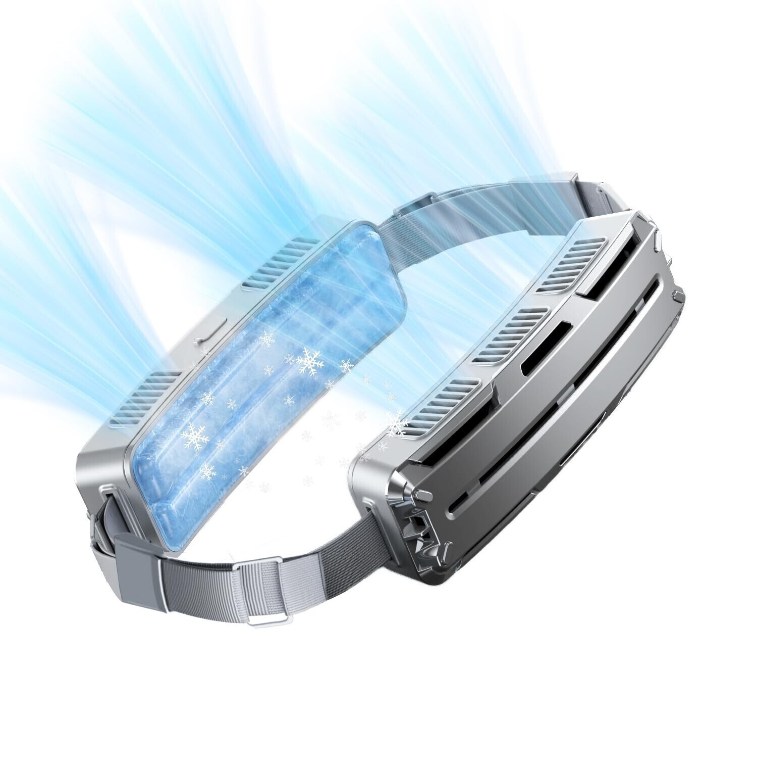 Portable Wearable Waist Fan With 3 Speeds 360° Cooling For Outdoor Activities,o