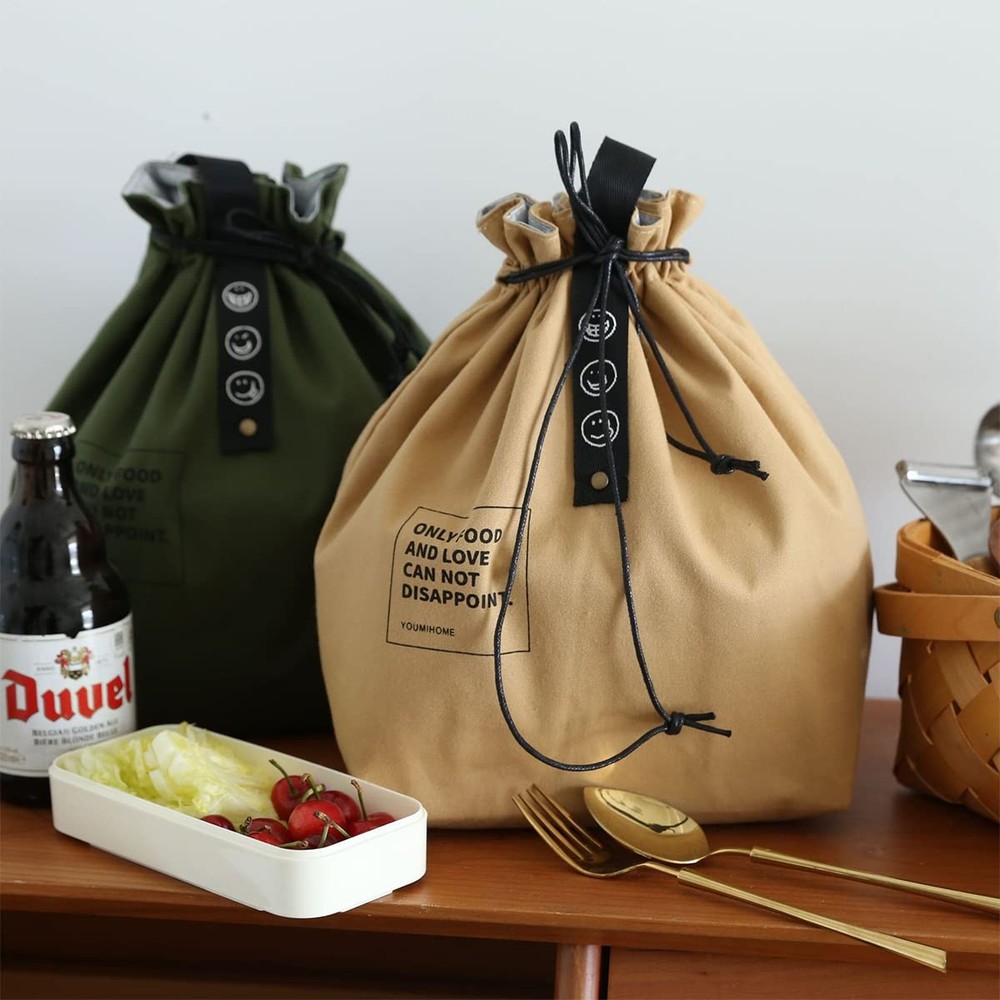 Bentoheaven Insulated Lunch Tote for Work - Durable Materials Variable