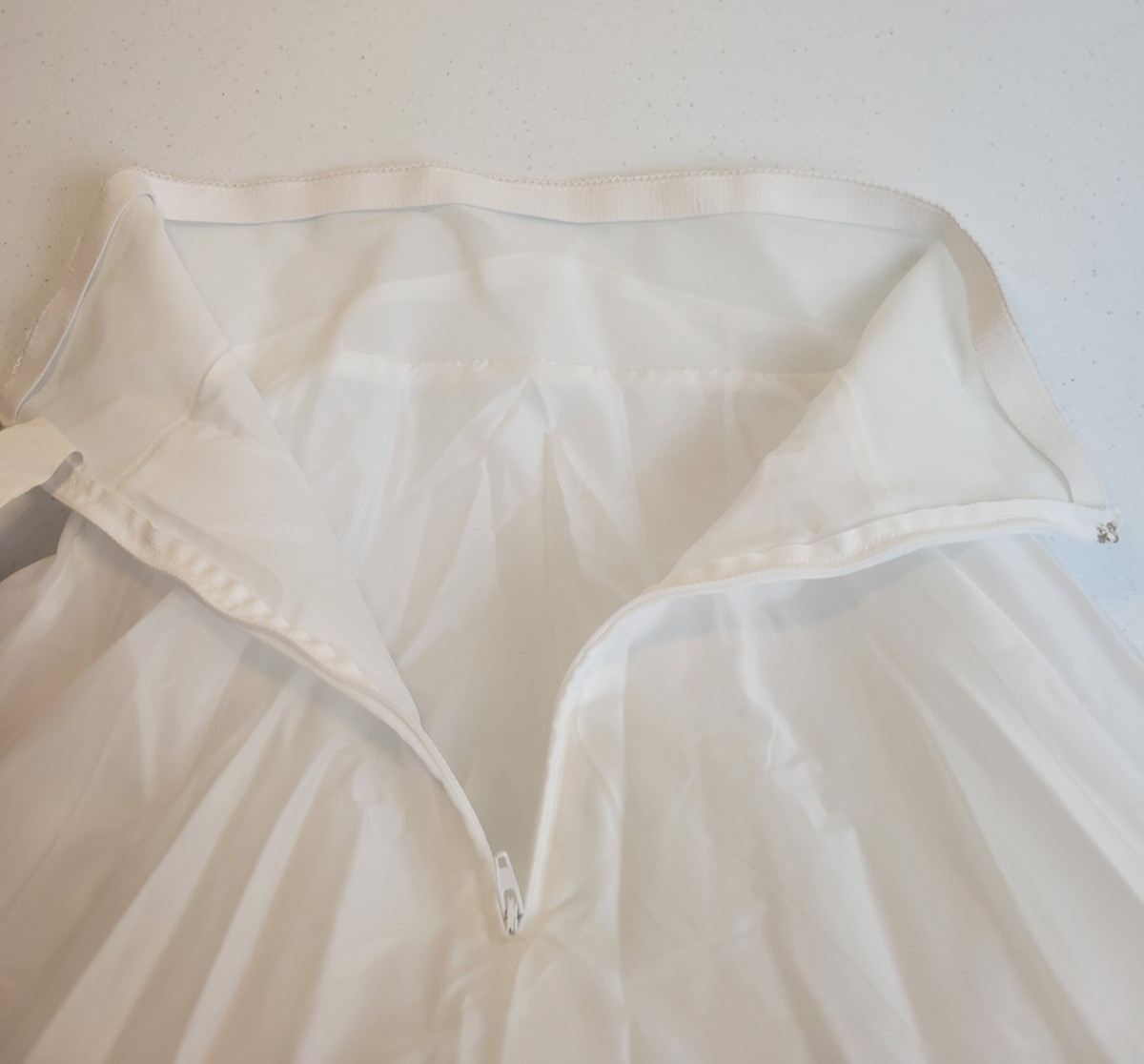 White David's Bridal Ball Gown Half Slip Wedding Skirt Petticoat Women's Size 6