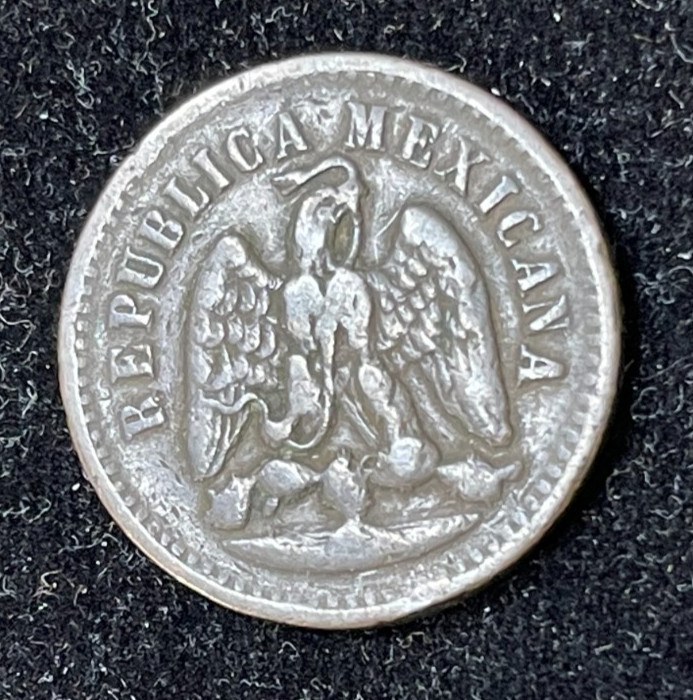 1893/2 ? Mexico One Centavo Coin