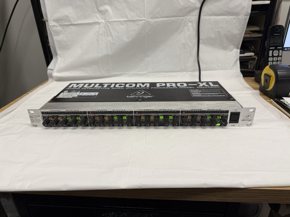 Behringer MULTICOM PRO-XL MDX4600 4-Channel Rackmount Dynamic Processor