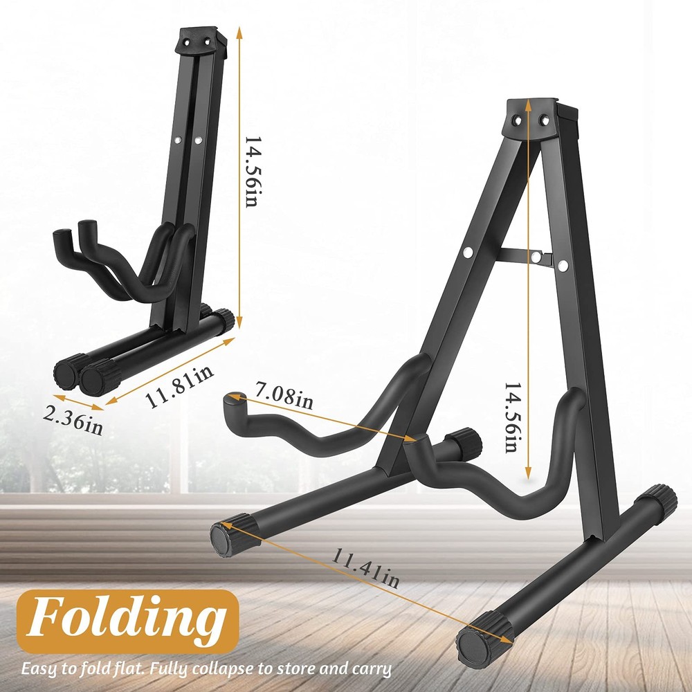 Cello Stand Adjustable, Folding Cello Support Stand, A-Frame Folding Cello Ho...