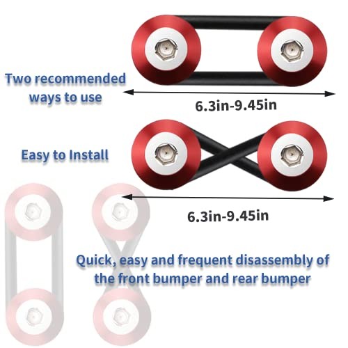 Bumper Quick Release Kit Red 12pc Bumper Holder Quick Release Bumper it Can red