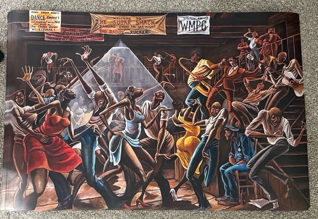 SUGAR SHACK ERNIE BARNES GOODTIMES 24x36" Print Poster