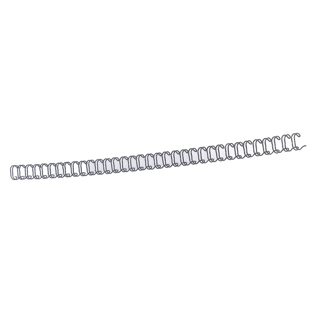 Black 100x Double Loop Wire Binding Spine 6.4mm Diameter 34 Teeth 3:1 Scale Comb