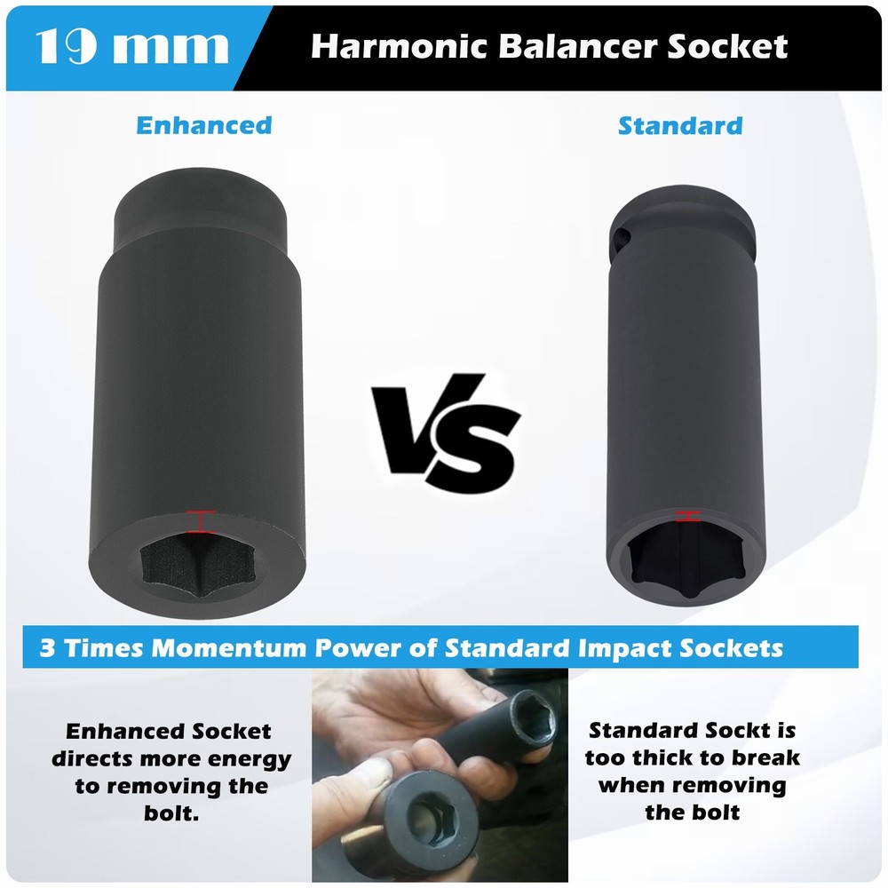 19MM Harmonic Balancer Socket for Honda LIS-77080