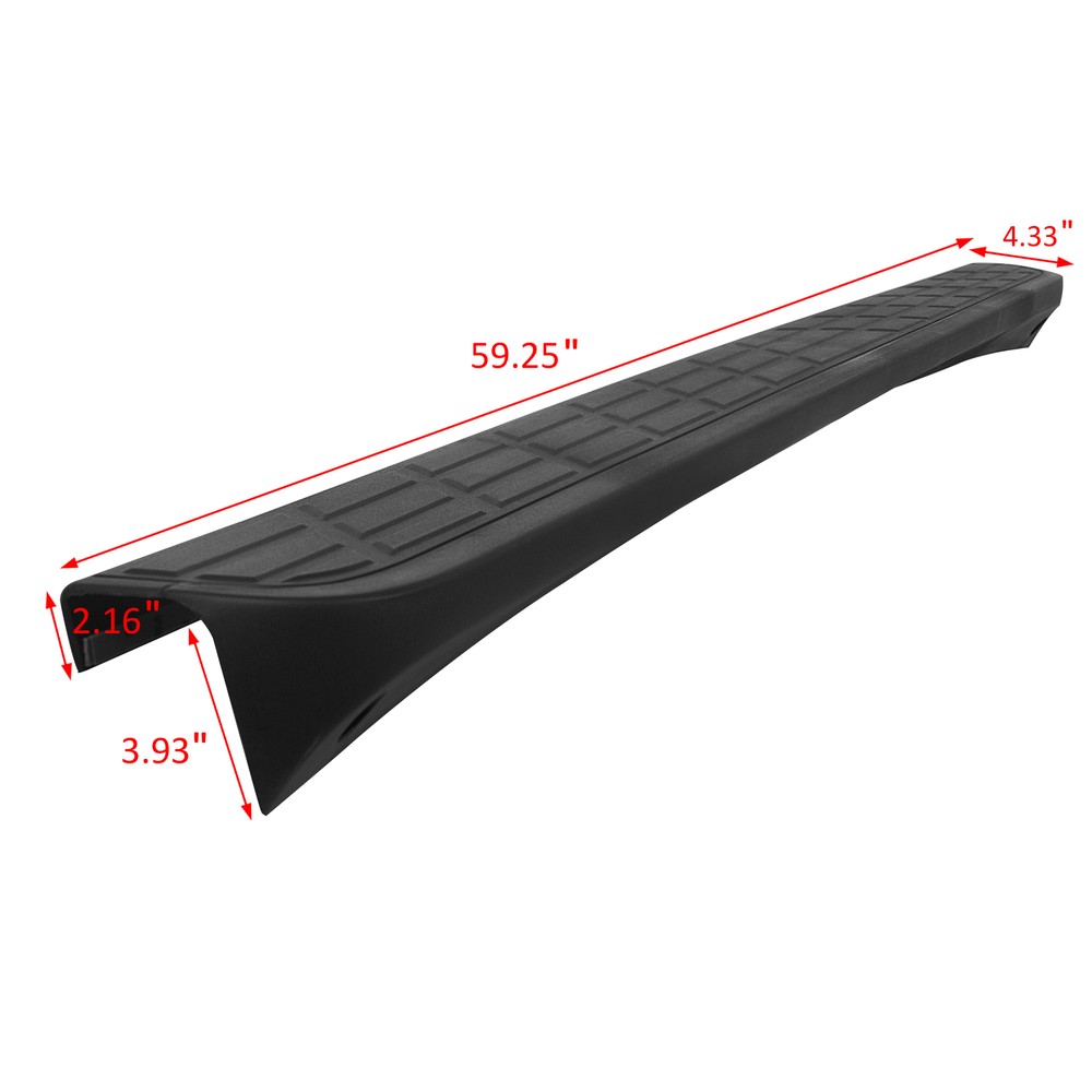 Tailgate Spoiler Molding Cap Top Protector For 2007-2014 Chevy Silverado Sierra