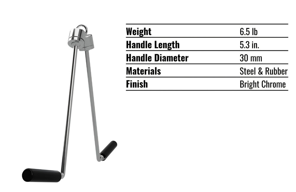 Troy VTX SPR-22 Spreader Bar, Tricep Pushdowns, Bicep Curls, Face Pulls