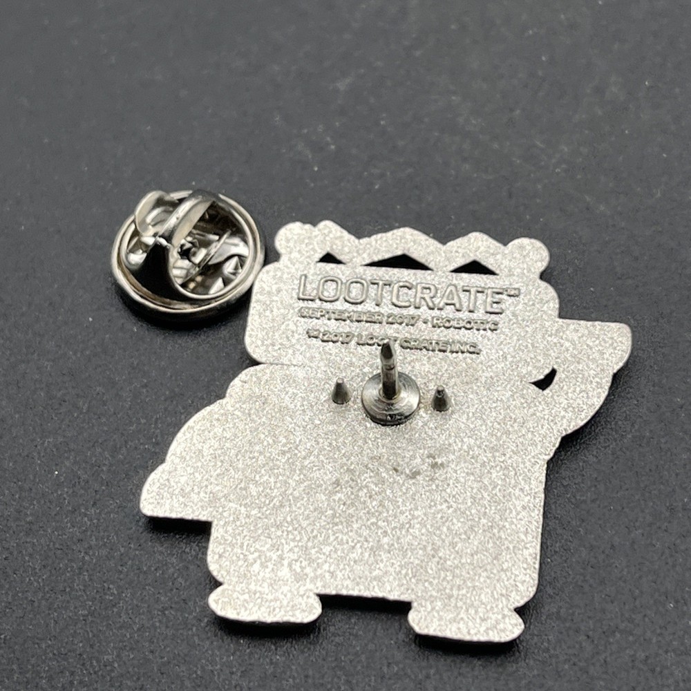 LootCrate 2017 September Robotic Theme Robot Lapel Hat Pin
