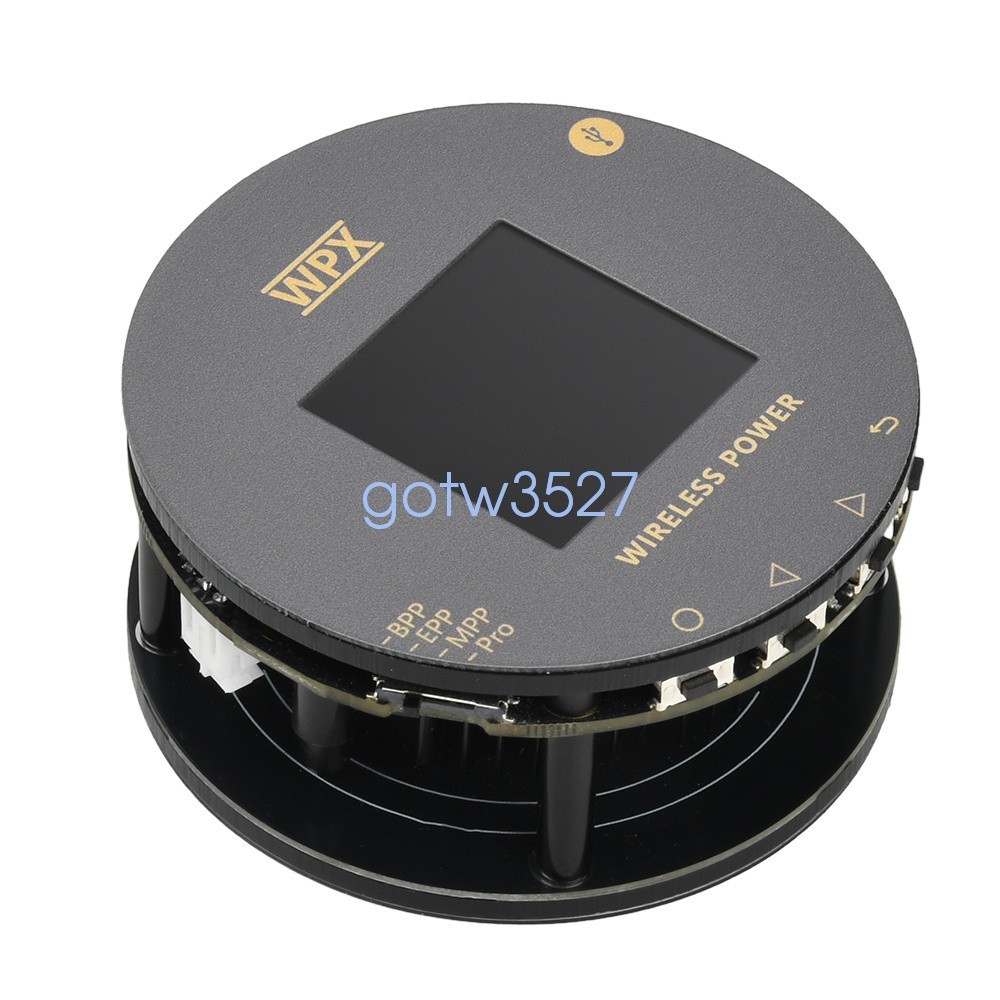 LCD Magnetic Wireless Charging Tester Voltage Current Power Meter Fast Charging