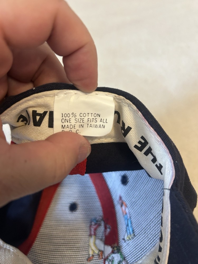 Pivot Rules Golf SnapBack Hat Navy Blue Embroidered Baseball Cap Adjustable
