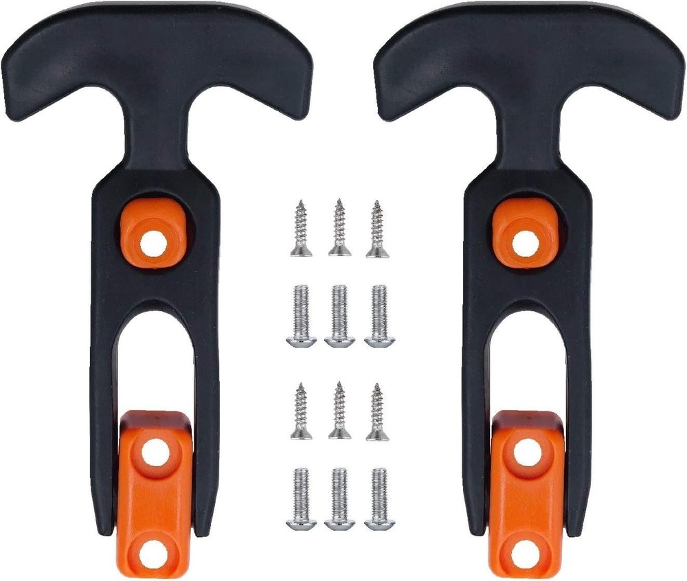 2 PCS Cooler Latch Replacements Durable Cooler Replacement Lid Latches (Orange)
