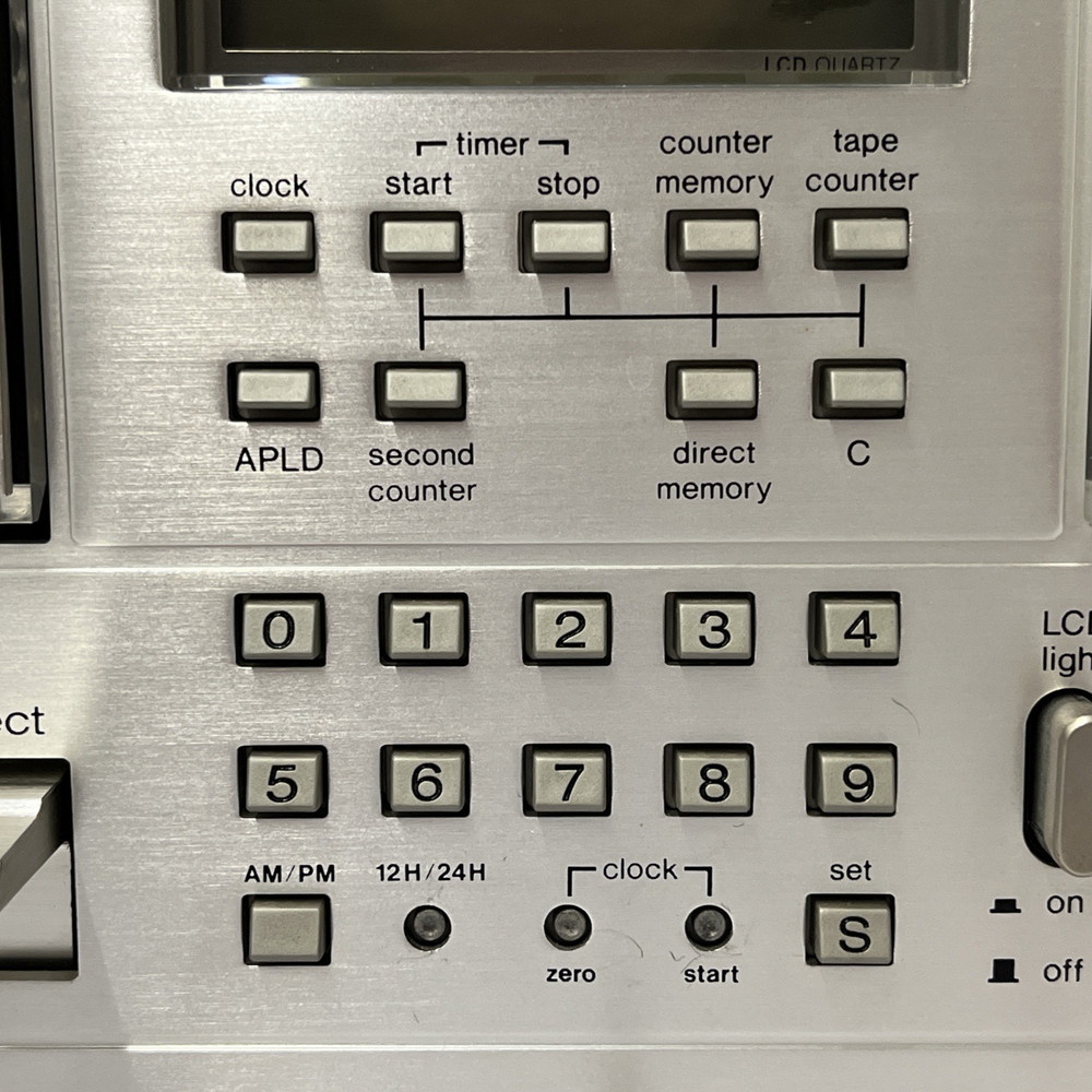 SHARP RT-3388A COMPUTER CONTROLLED CASSETTE DECK PLAYER *AS IS *SEE DESCRIPTION