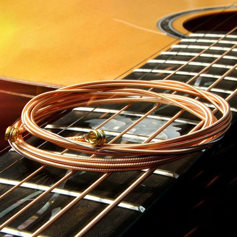 4 Sets 6 Strings 16002 Phosphor Bronze LIGHT Guitar Strings 10-47