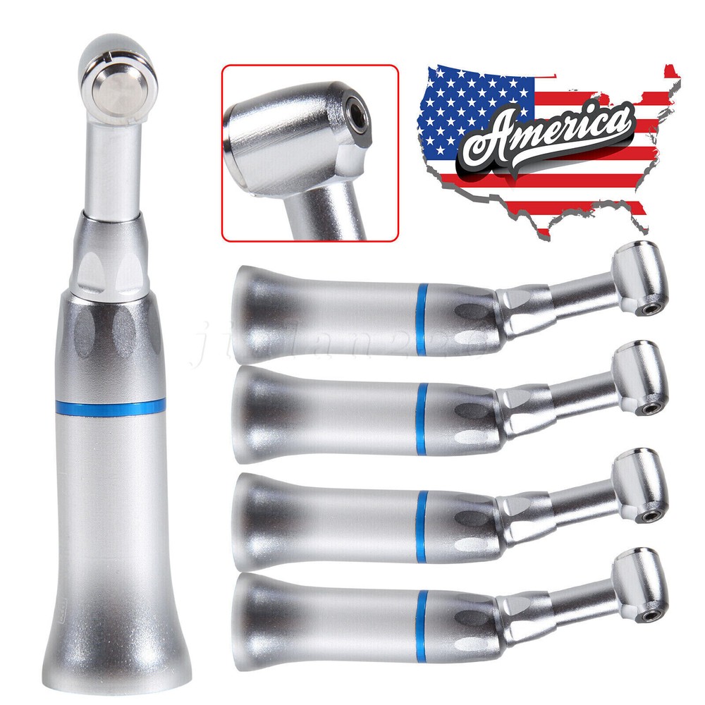 Dental Slow Low Speed Handpiece Contra Angle Push Button E-type Attach NSK STYLE