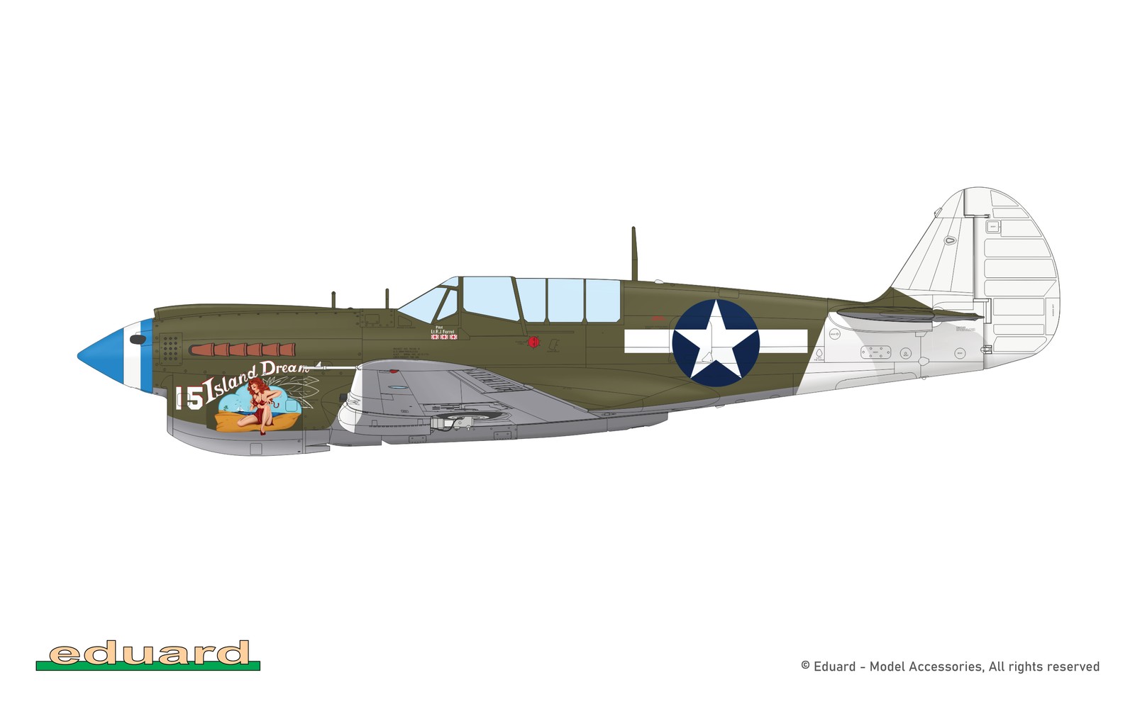 Eduard 1/48 P-40N Warhawk Royal Class Dual Combo R0025