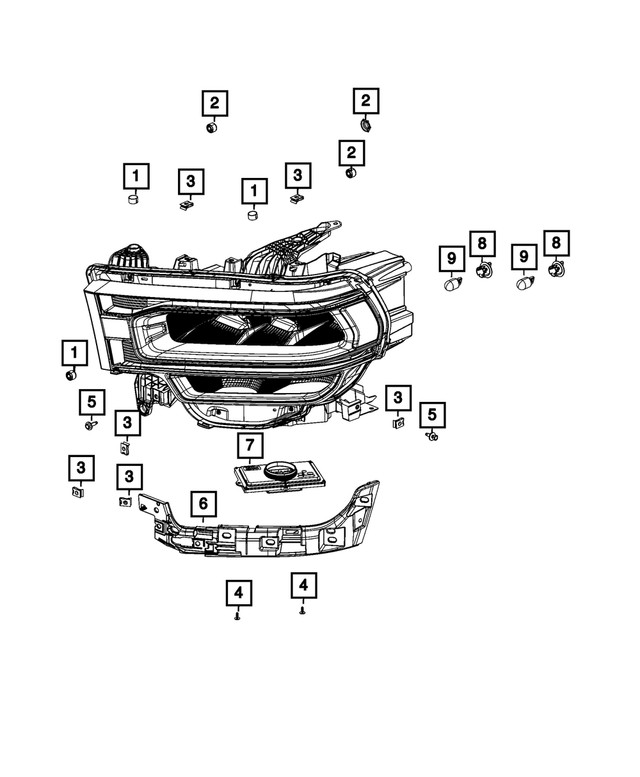 Genuine Mopar Screw Right 68448966AA