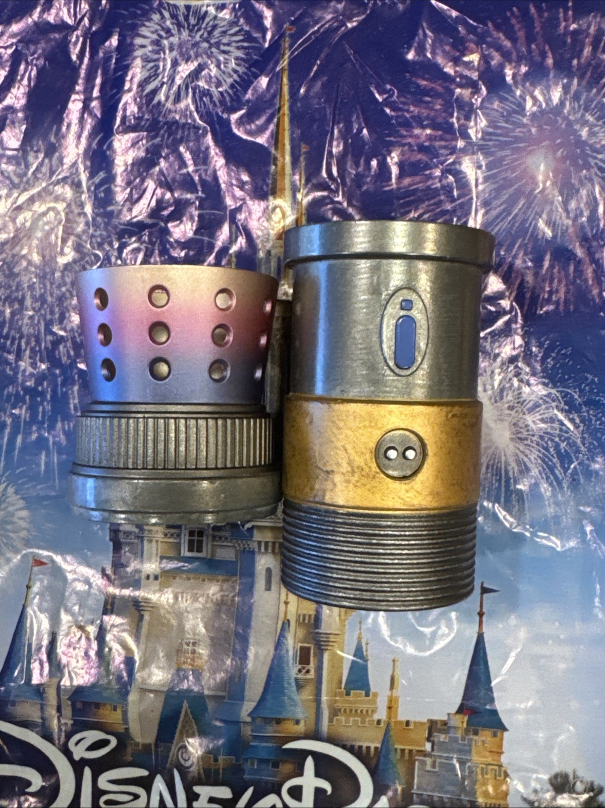 2 Piece Disney's Galaxy's Edge Lightsaber Parts Scrap Metal Savi's Workshop