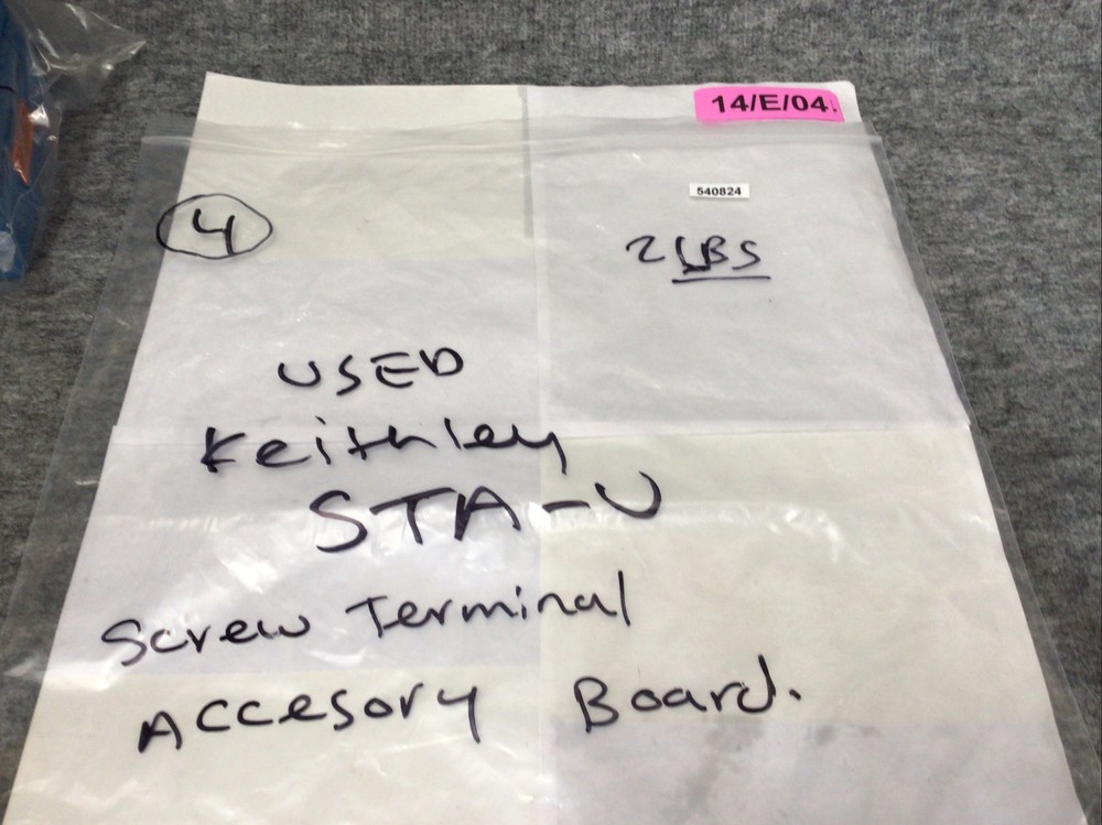 Keithley STA-U Universal Screw Terminal Accesory Board Used