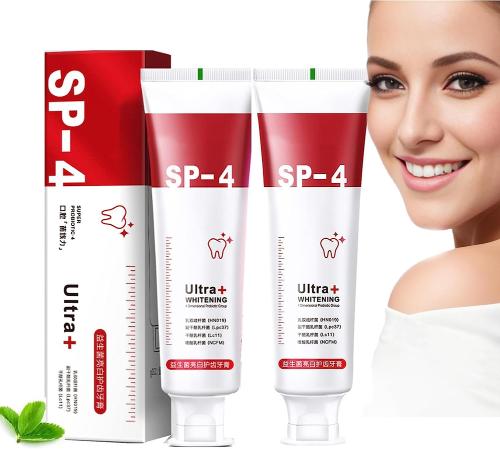 2PC Yayashi Sp-4 Probiotic Toothpaste Whitening, Sp-4 Super Probiotic-4 Tooth...