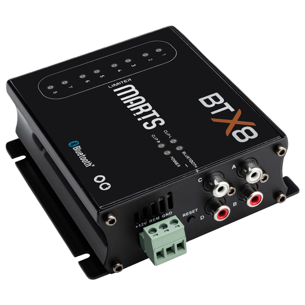 Marts Digital BTX8 8-Channel DSP Processor with Bluetooth (App Controlled) NEW