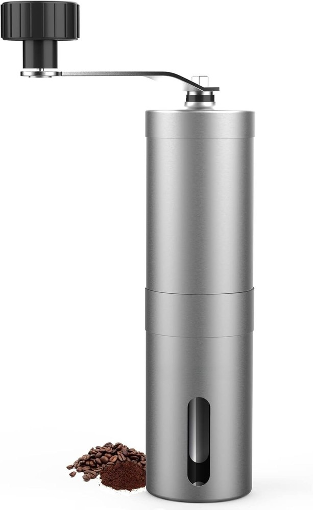 Manual Coffee Grinder with Ceramic Grinding Core, Adjustable Coarseness Settings