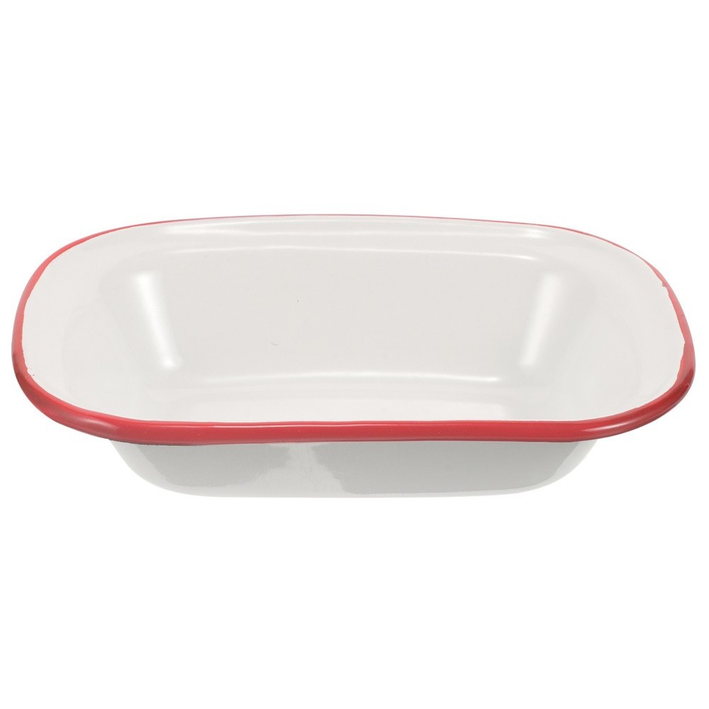 Enamel Pans Baking Tray for Restaurant Sectioned Bakeware Dishes Pie