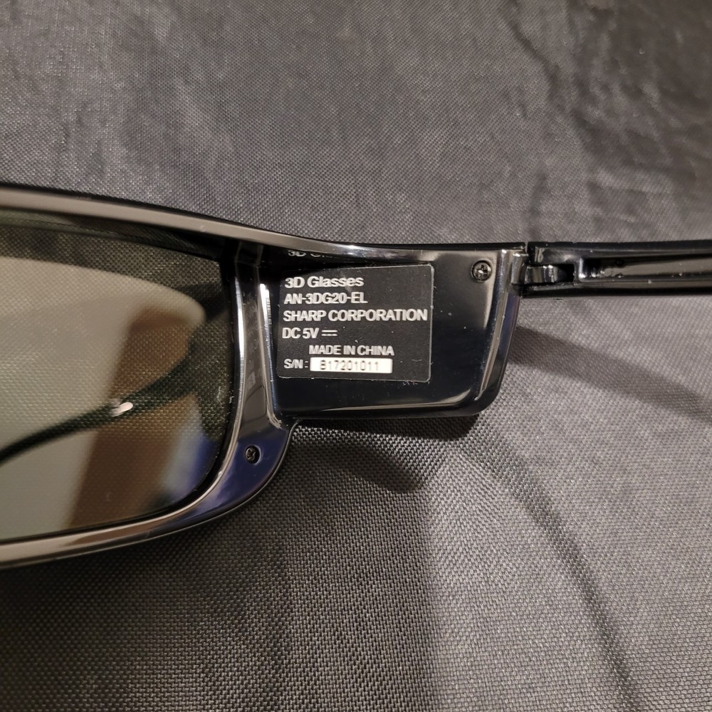 Sony 3D Glasses AN-3DG20-EL Sharp DC 5V