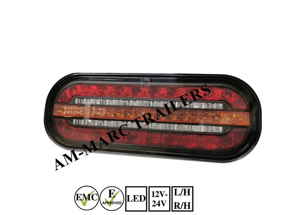 Rear Led Combination Light Progressived Dynamic Sequential Indicator Superseal