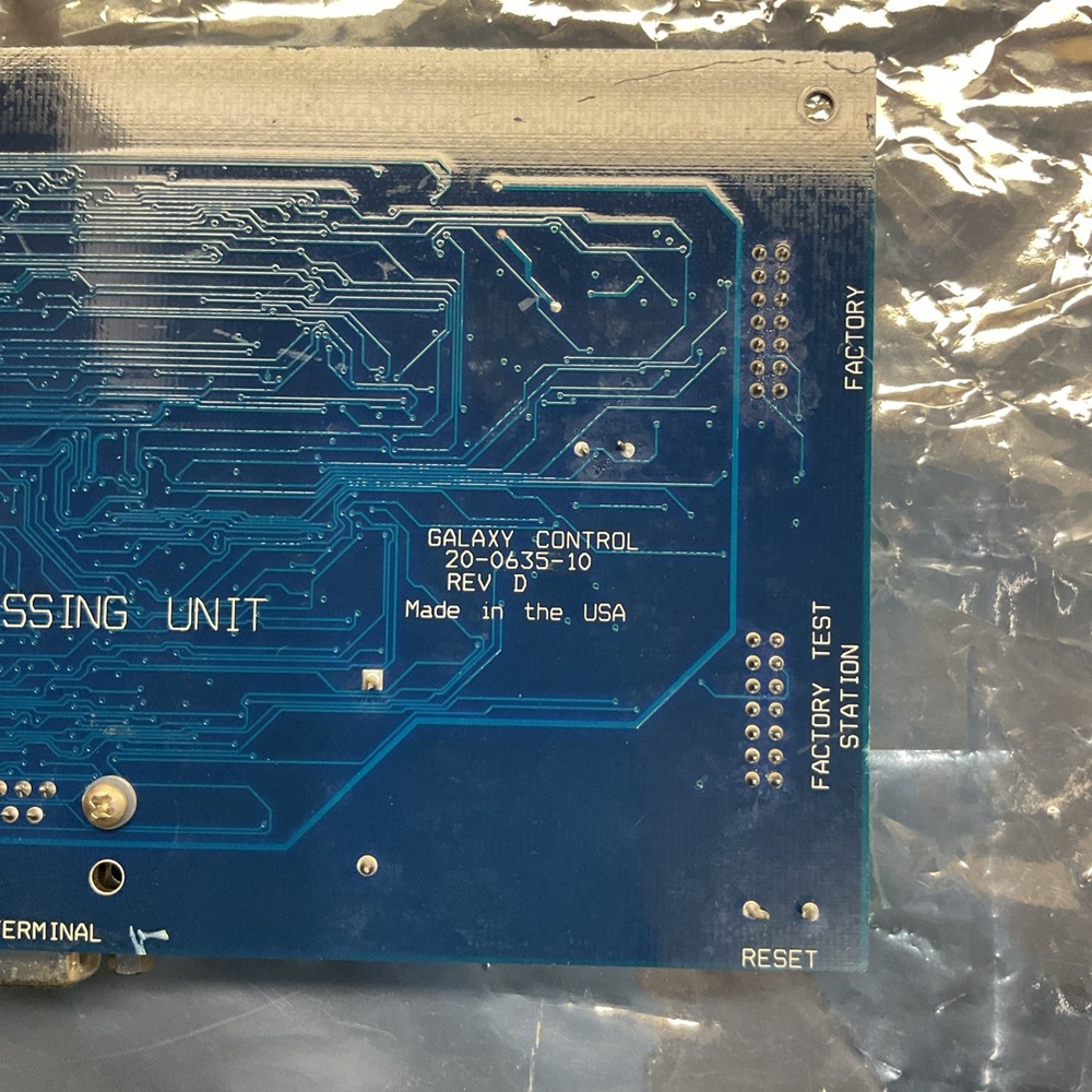Galaxy Control Systems 20-0635-30 635 Central Processing Unit Rev D OPEN BOX