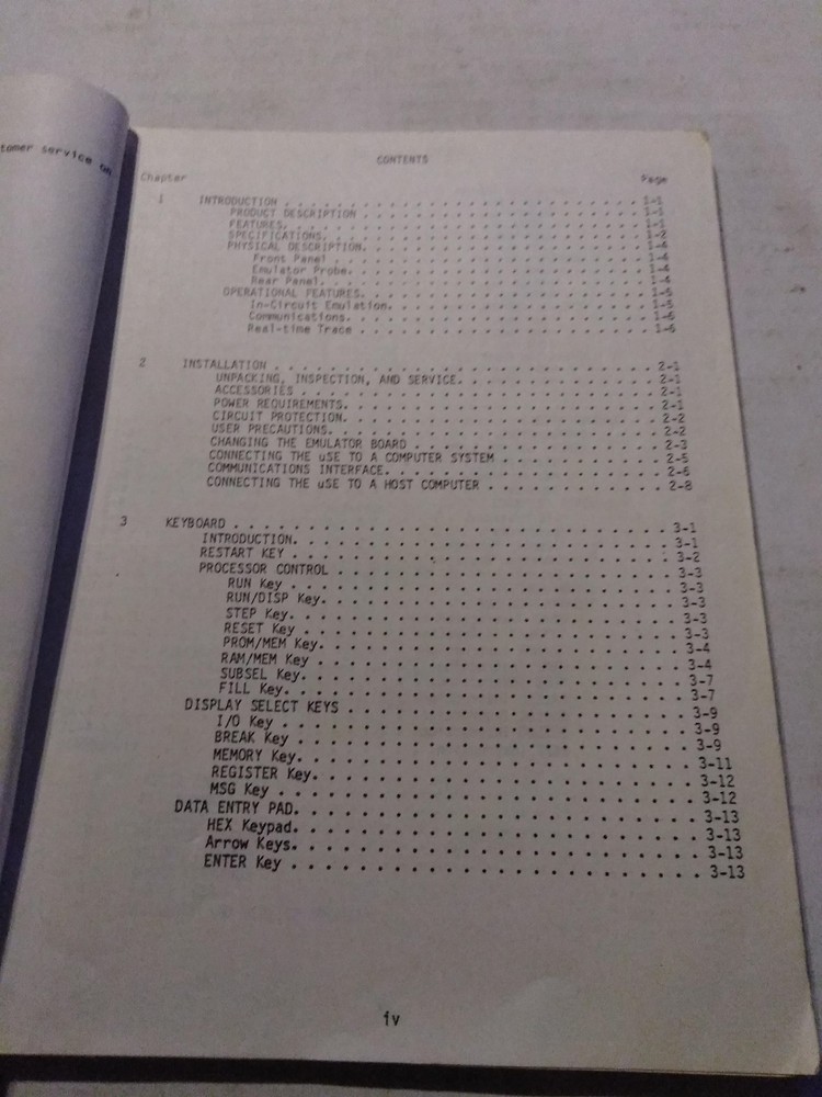 MILLENIUM SYSTEMS MICRO EMULATOR PRELIMINARY USERS MANUAL