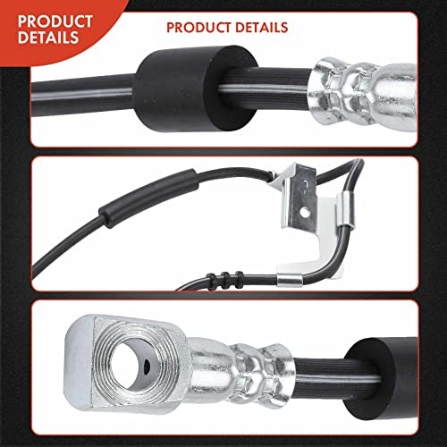 Front Driver Brake Hydraulic Hose Compatible with Dodge Models - Ram 1500,