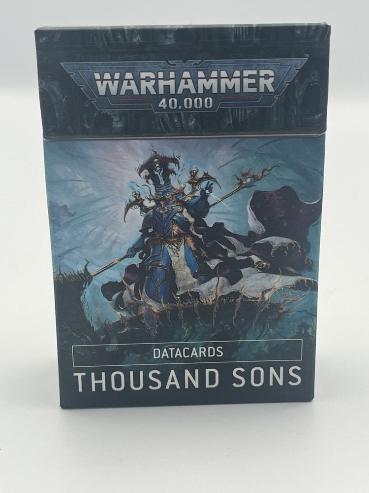 Warhammer 40k Thousand Sons Data Cards 9th Edition Games Workshop