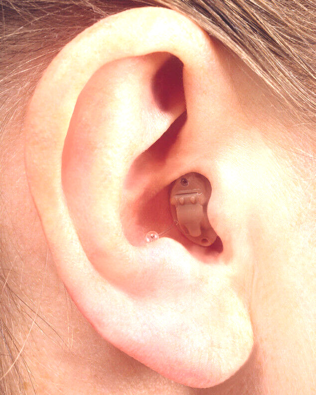 TINY digital hearing amplifier right MINI IN EAR 3 PROGRAMS with NOISE REDUCTION