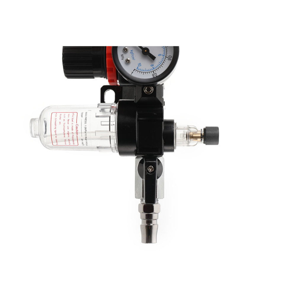 Air Compressor Filter Oil Water Separator Regulator Trap with Regulator Gauge