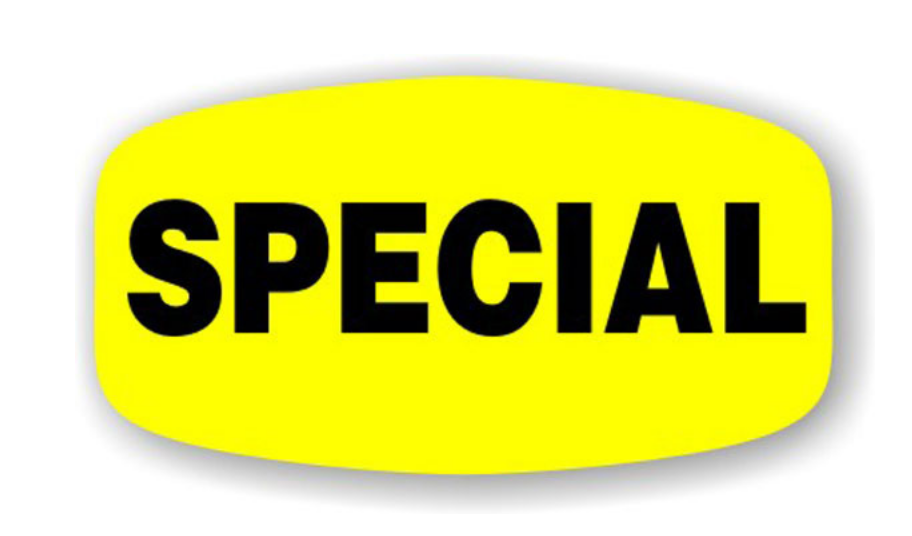 Special MERCHANDISE LABELS 1000 PER ROLL Nice Stickers