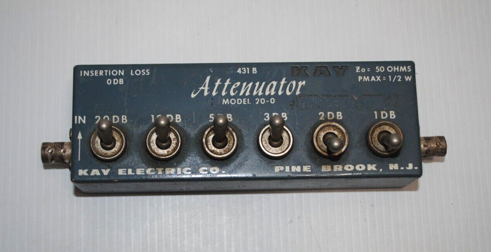 KAY ELECTRIC 431 B ATTENUATOR MODEL 20
