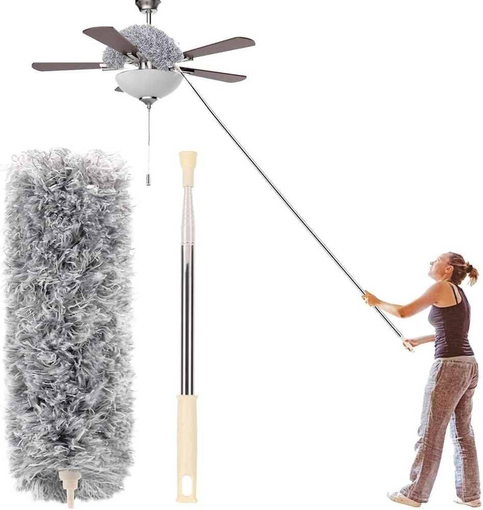 All-Purpose Extendable Duster - Microfiber Head, 30'' to 100'' , Soft Care