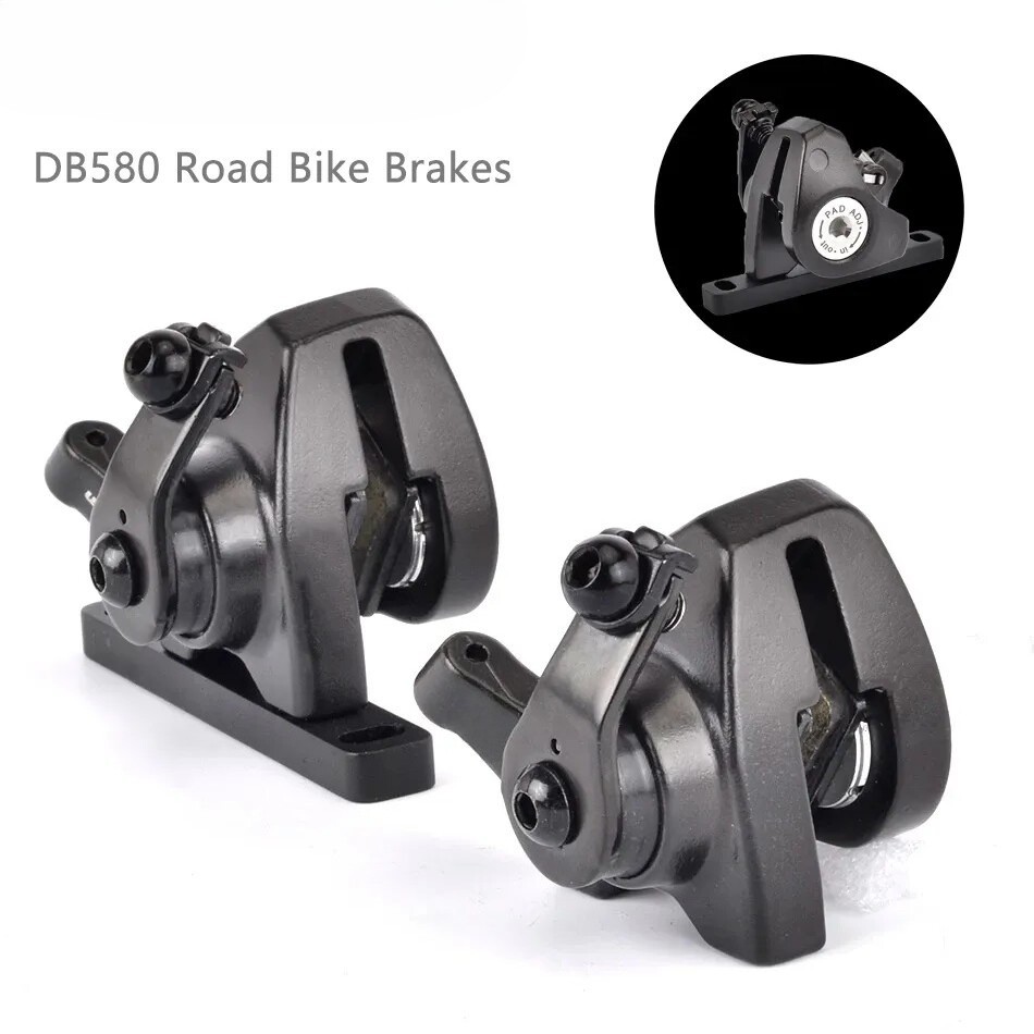 Bicycle Brakes Caliper Mechanical Disc Brake Set Pushes Caliper Piston Line Pull