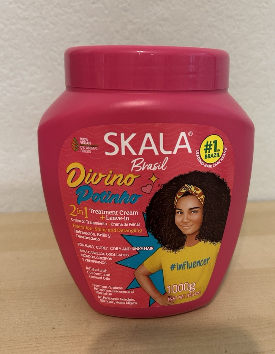 Skala Divino Potinho  2 in 1 Treatment Cream +Leave-in 100% vegan