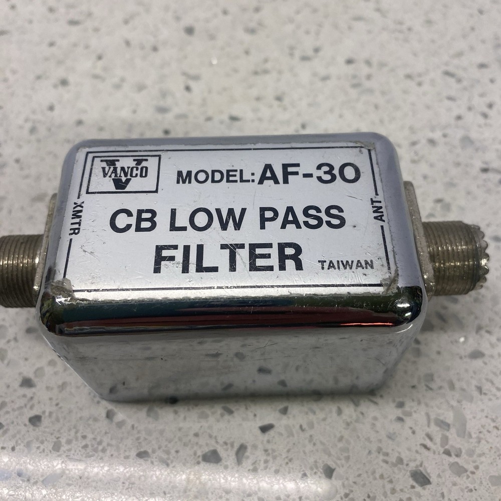 Vanco Model: AF-30 CB Low Pass Filter