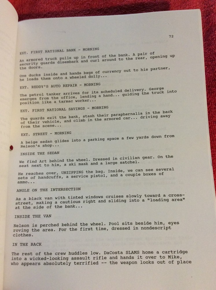 ORIGINAL SCRIPT STYX PETER WELLER BRYAN BROWN ANGUS MACFAYDEN ALEX WRIGHT