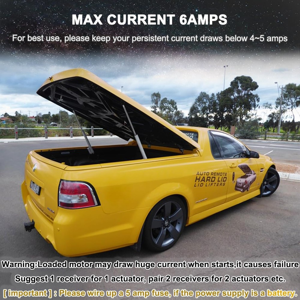 Linear Actuator Controller DC Motor 12V Momentary Switch Forward/Reverse Wire...