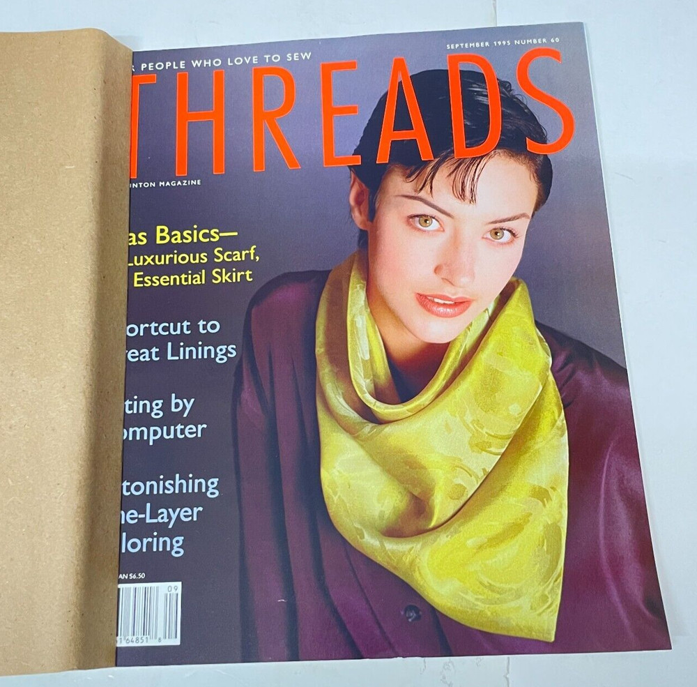 Threads Sewing back issue Magazines 1995 September #60 Machine-Sew TAUNTON'S