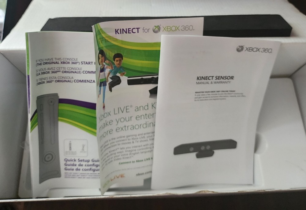 Microsoft KINECT Motion Sensing Gaming Controller Sensor For Xbox 360 EUC