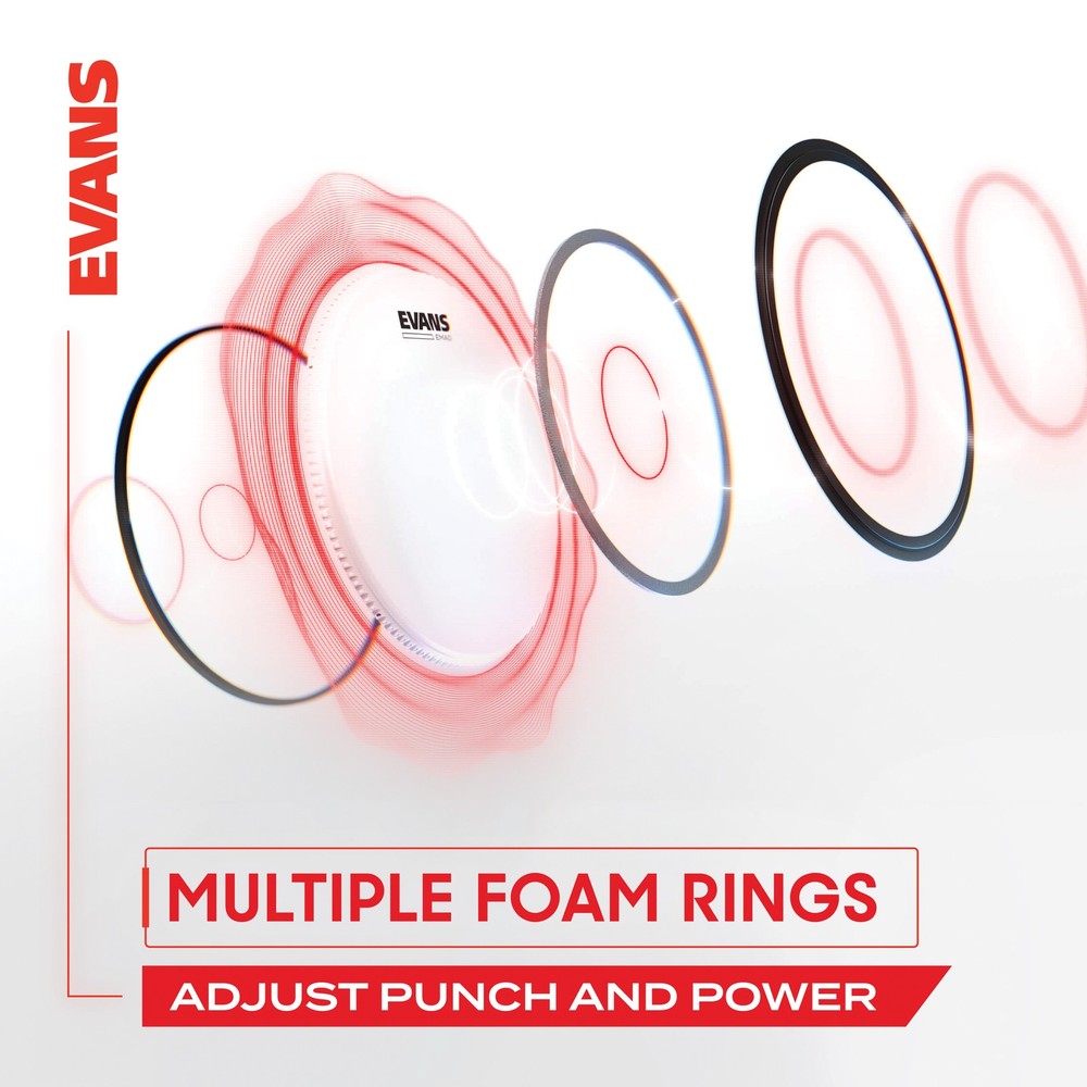 EVANS EMAD System Bass Pack, 22 Inch