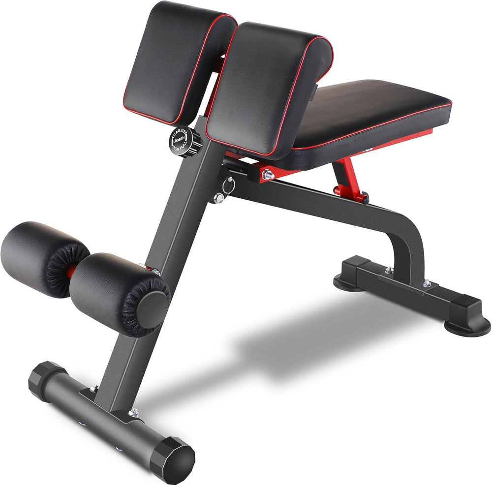 BODYRHYTHM Compact Adjustable Weight Bench for Full Body Strength Training, Ab/B