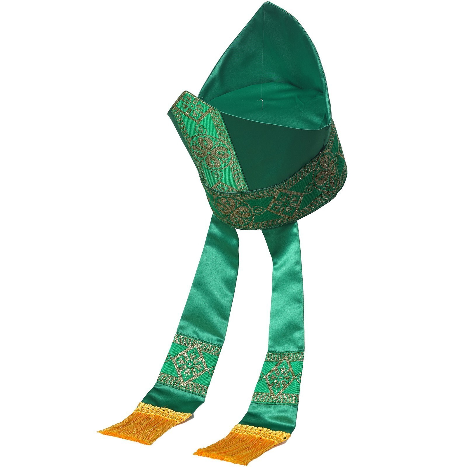 Catholic Bishop Hat Papal Mitre Hat Clergy Headgear Priest Hats for Liturgical